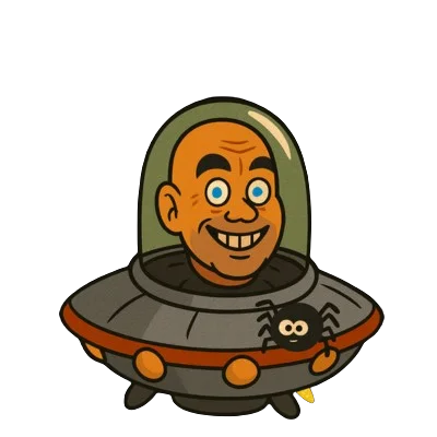 Cartoon alien character